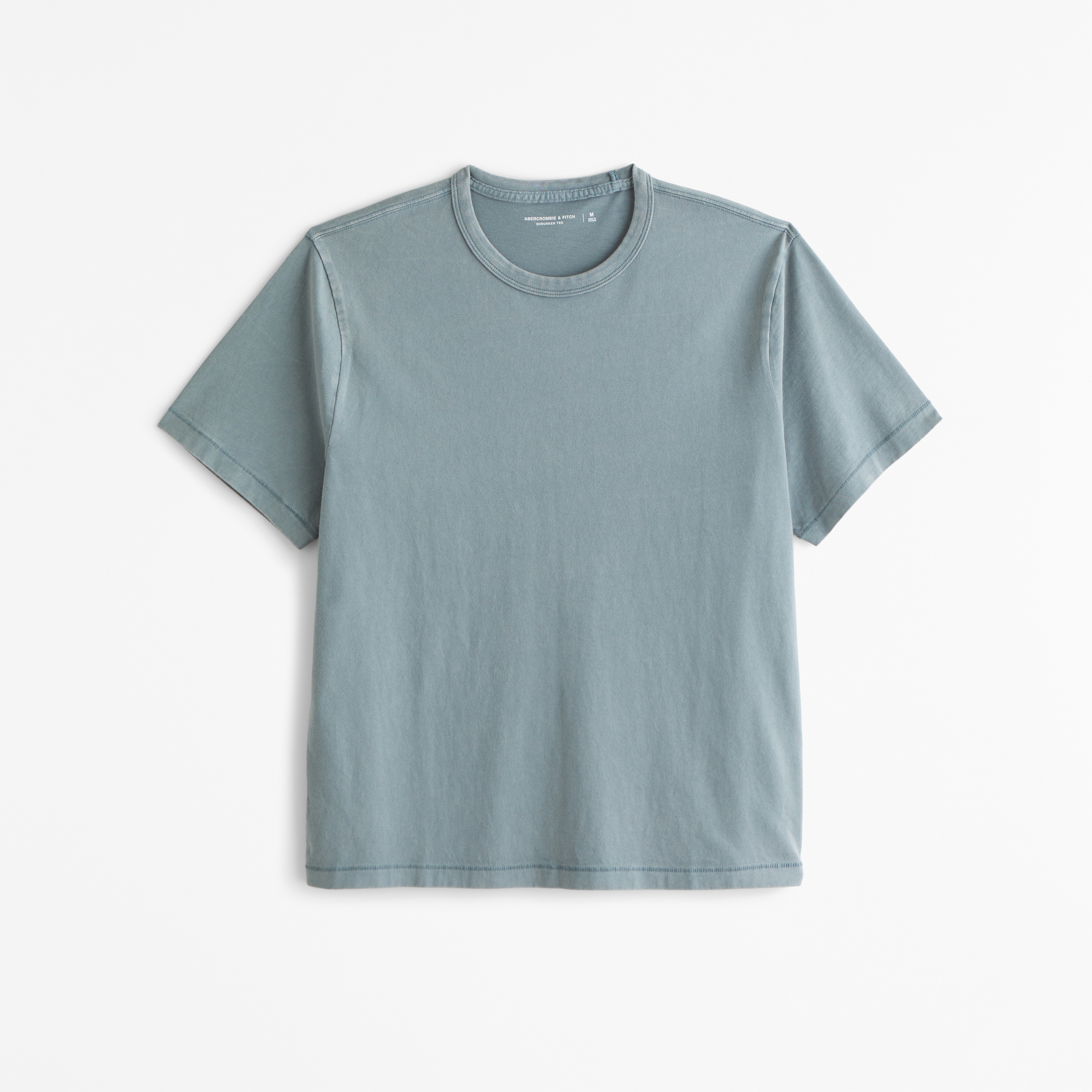 Abercrombie & Fitch Shrunken Tee In Blue