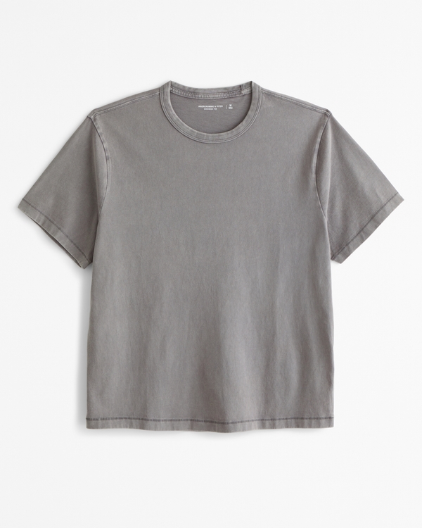 Shrunken Tee, Dark Gray view 1