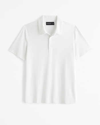 Men s A F Go To Polo in White Size XXL Abercrombie Fitch