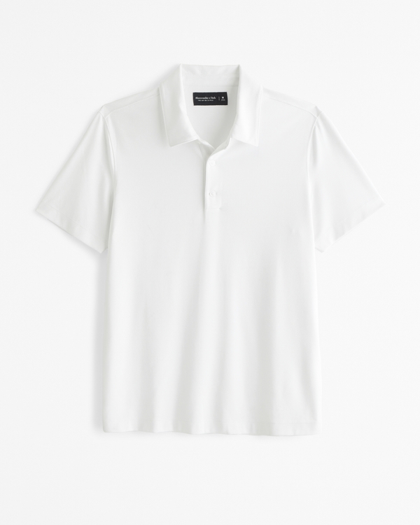 A&F Go-To Polo, White