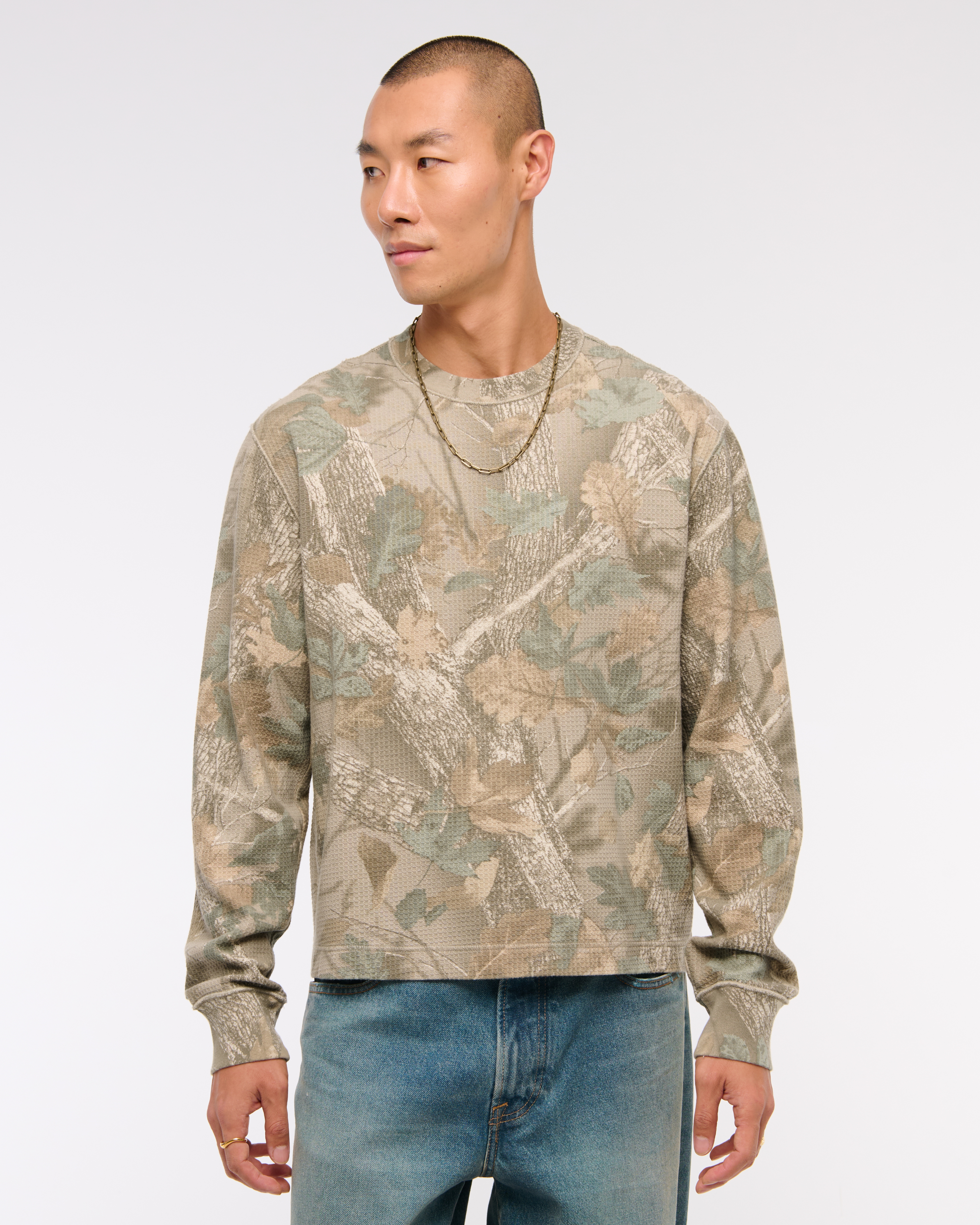 EYELET WAFFLE TOPS【GREY】 – abeundmor.jp