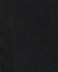Long-Sleeve Grid Waffle Cropped Henley
