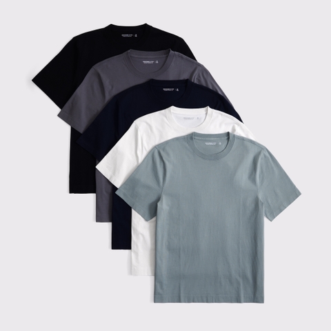 Мужские футболки Abercrombie & Fitch 5-Pack Classic Polished Tees