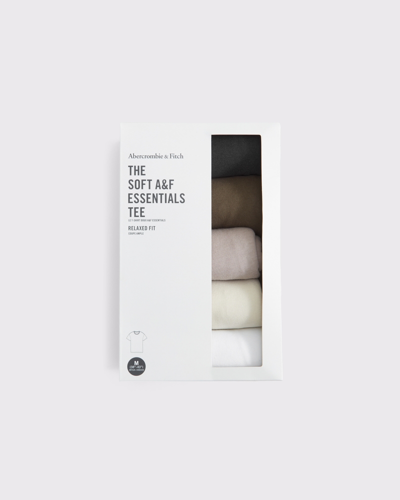 5-Pack Relaxed Essential Tees