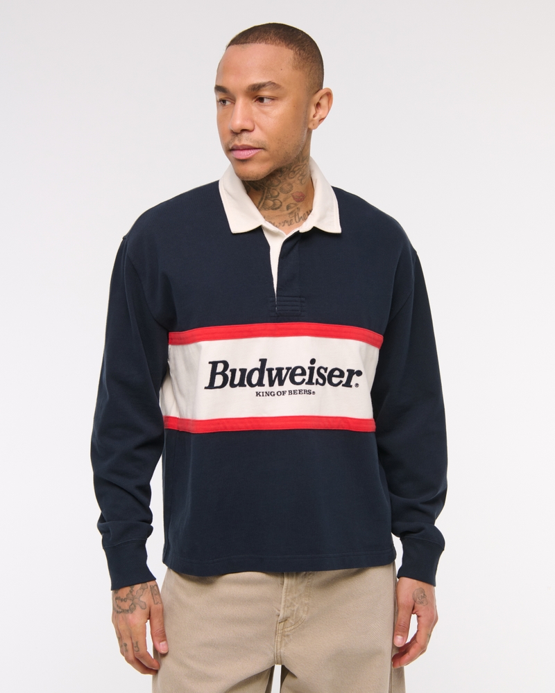 Miller Lite Cropped Rugby Polo