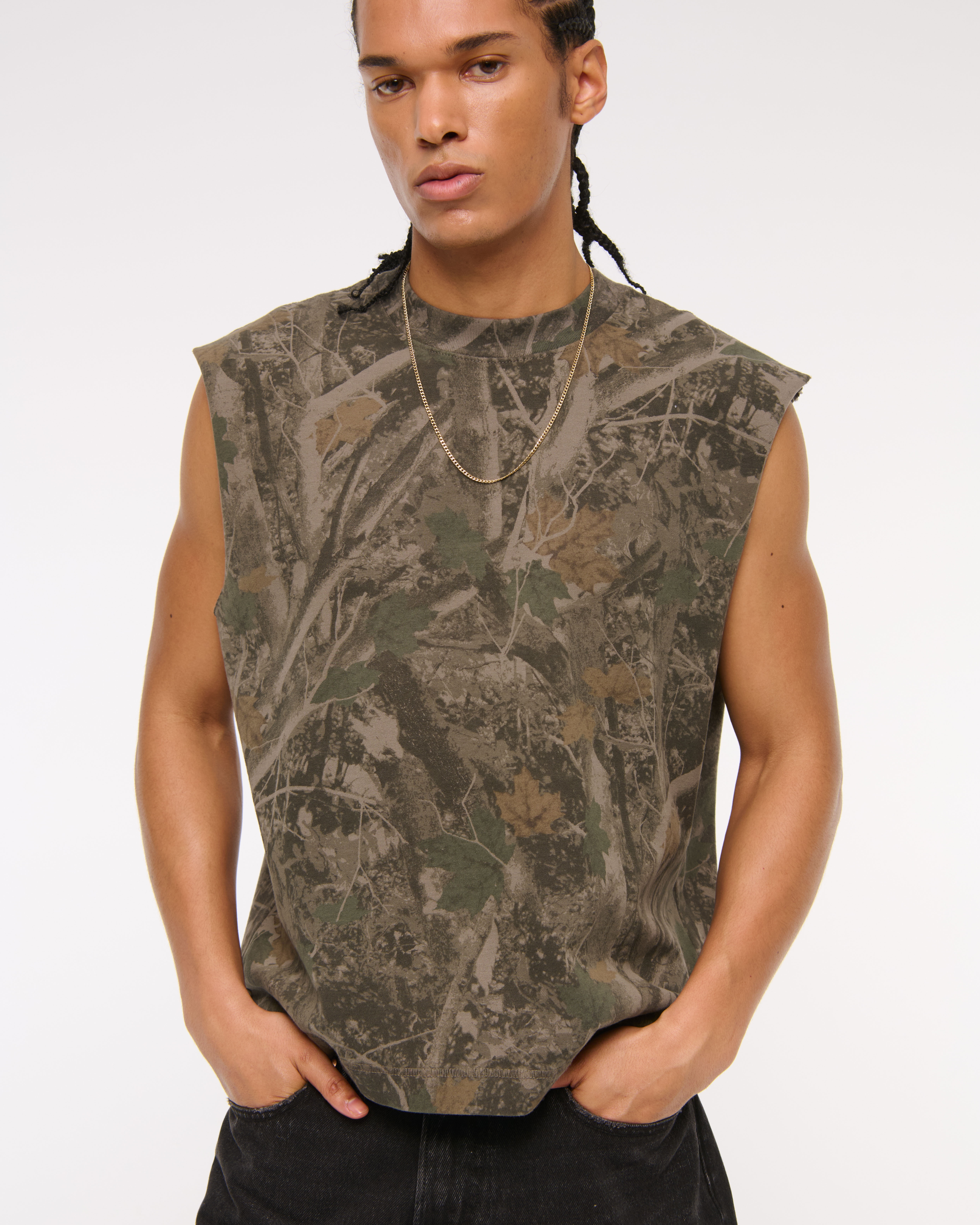 Abercrombie & Fitch◆Premium ヘビーウェイト タンクトップ ☆Abercrombie & Fitch☆プレミアムヘビーウェイトタンクトップ