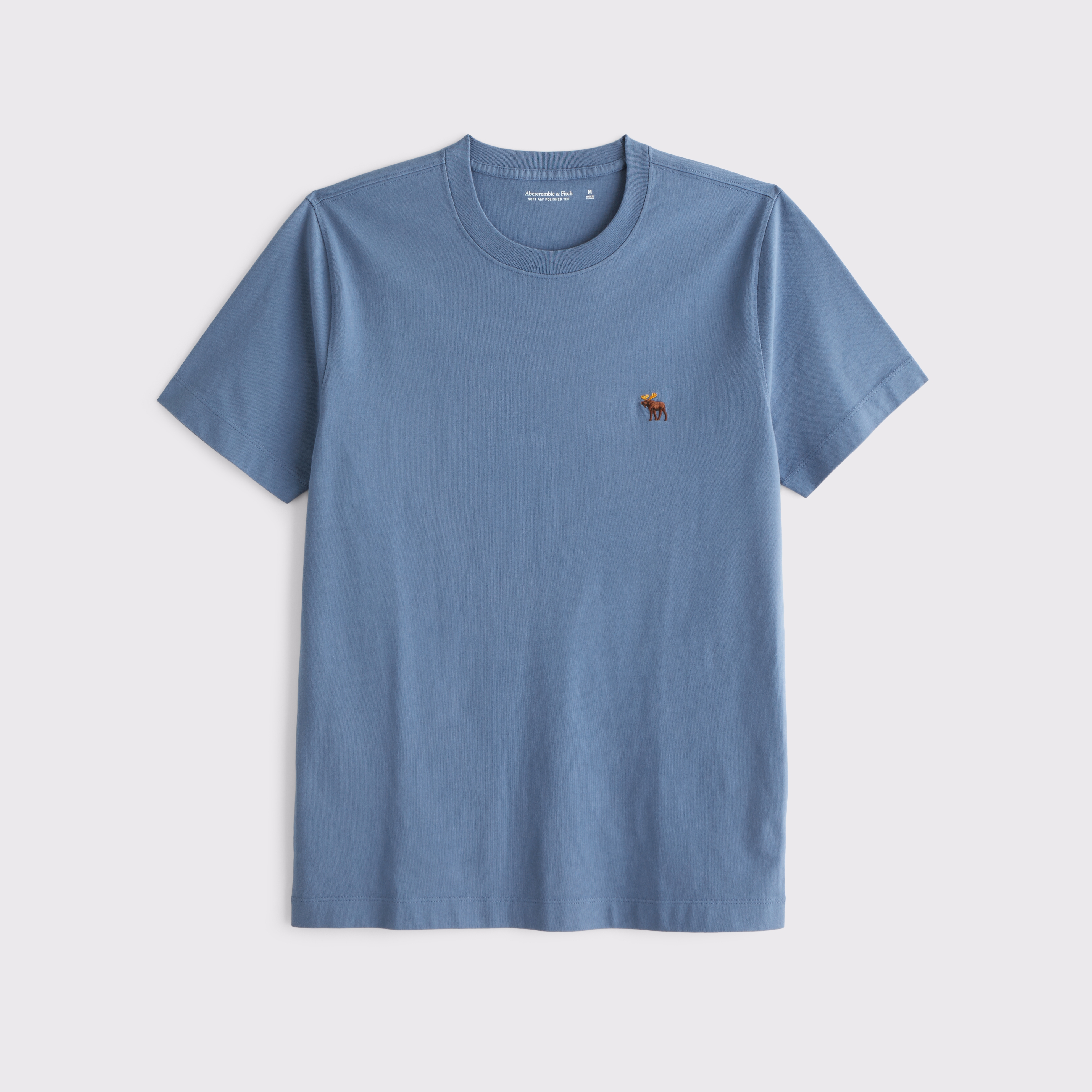 Abercrombie & Fitch Slim Polished Signature Icon Tee In Black