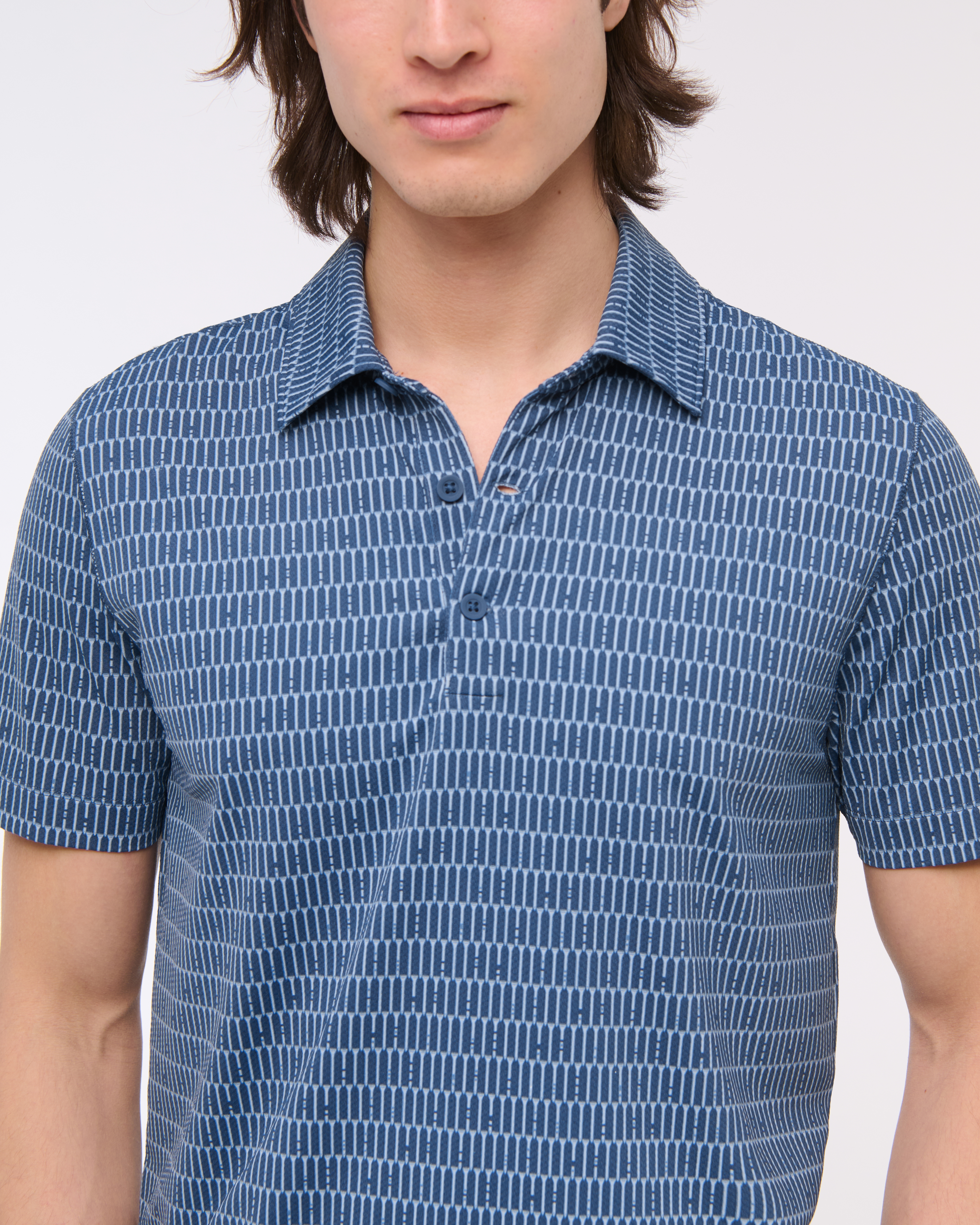 Мужские топы Abercrombie & Fitch WM Phoenix Open Performance Polo — фото 3