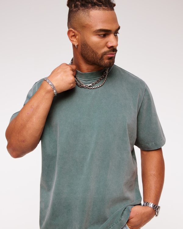 Premium Heavyweight 2.0 Tee, Green view 1