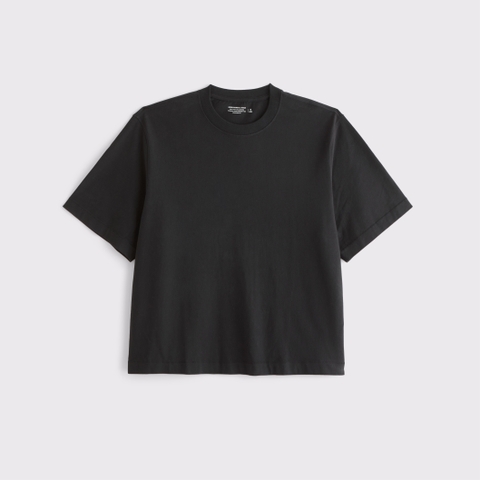Мужские футболки Abercrombie & Fitch Premium Heavyweight Cropped Tee