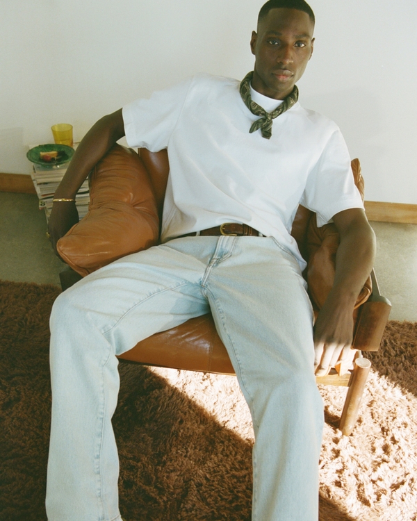 Premium Heavyweight Cropped Tee, White view 1