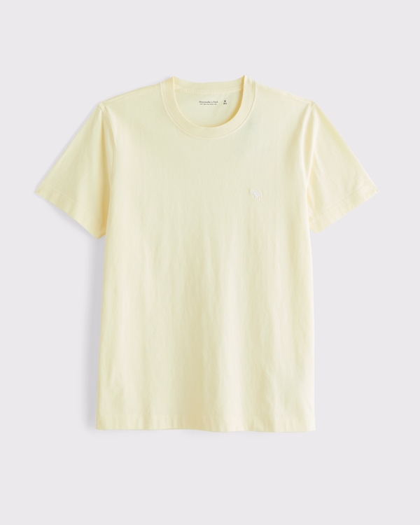 Slim Polished Icon Tee, Light Yellow view 1