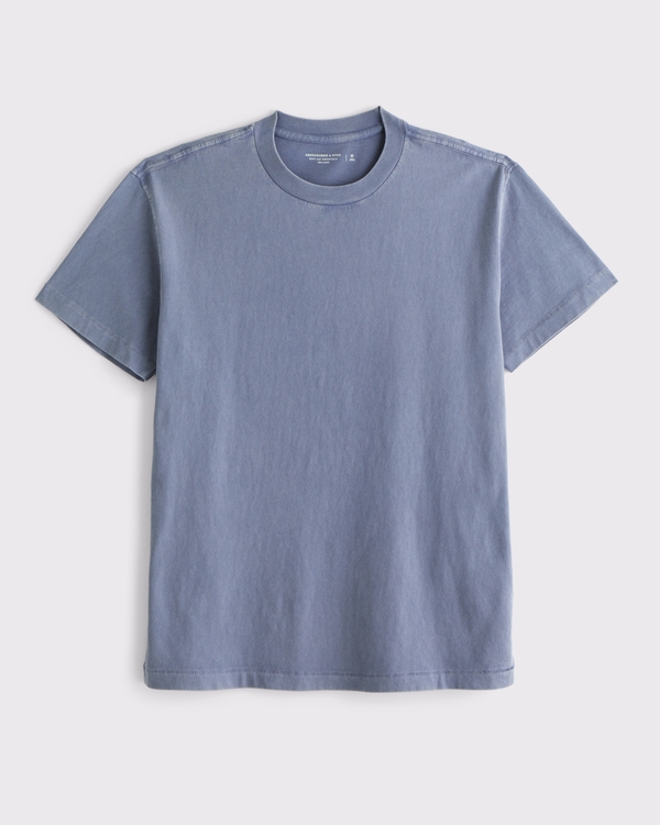 Relaxed Essential Tee, Light Blue Wash view 1