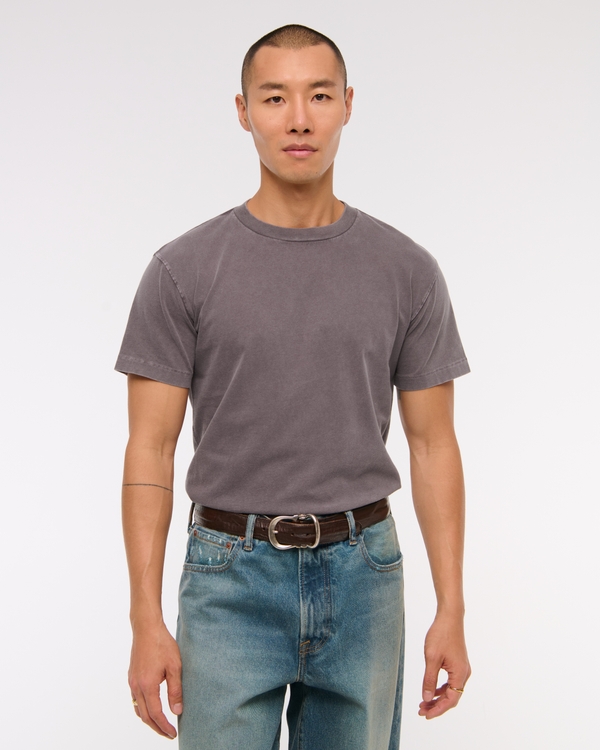 Relaxed Essential Tee, Brindle Wash view 1