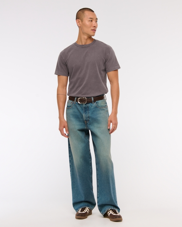 Relaxed Essential Tee, Brindle Wash view 2