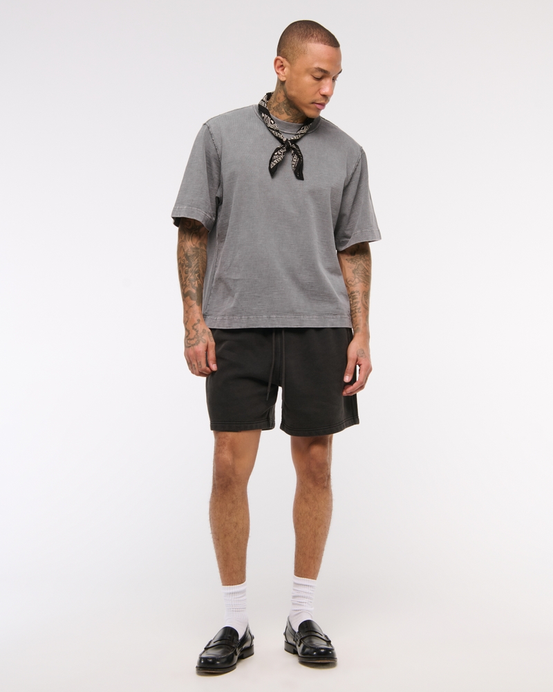 Premium Heavyweight Slub Cropped Tee