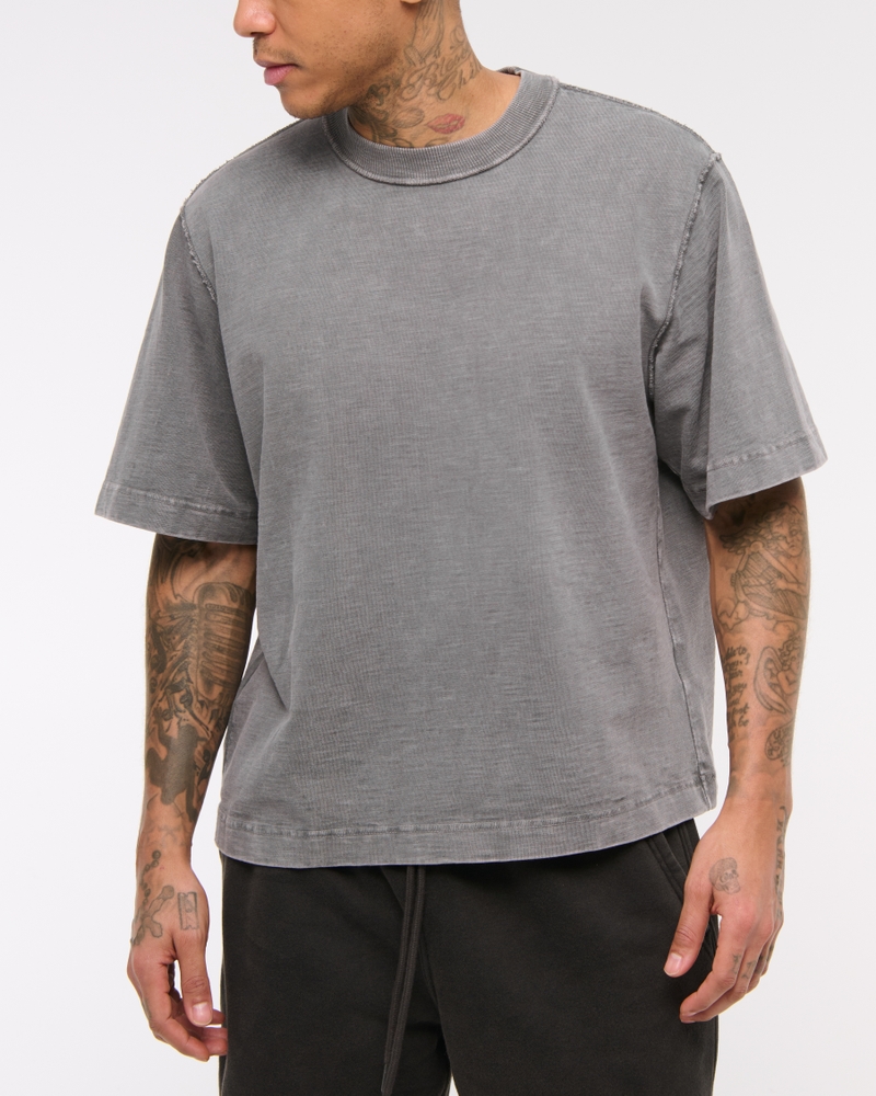 Premium Heavyweight Slub Cropped Tee