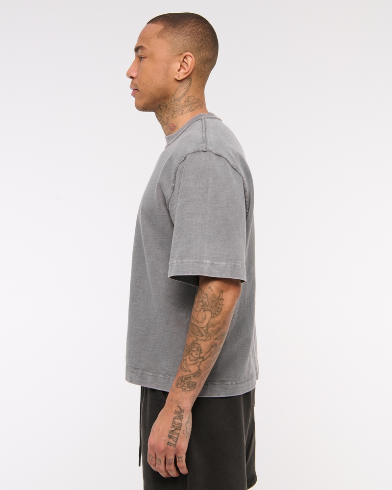 Premium Heavyweight Slub Cropped Tee