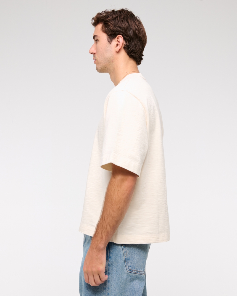 Premium Heavyweight Slub Cropped Tee