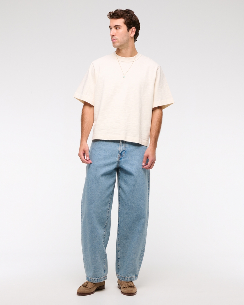 Premium Heavyweight Slub Cropped Tee