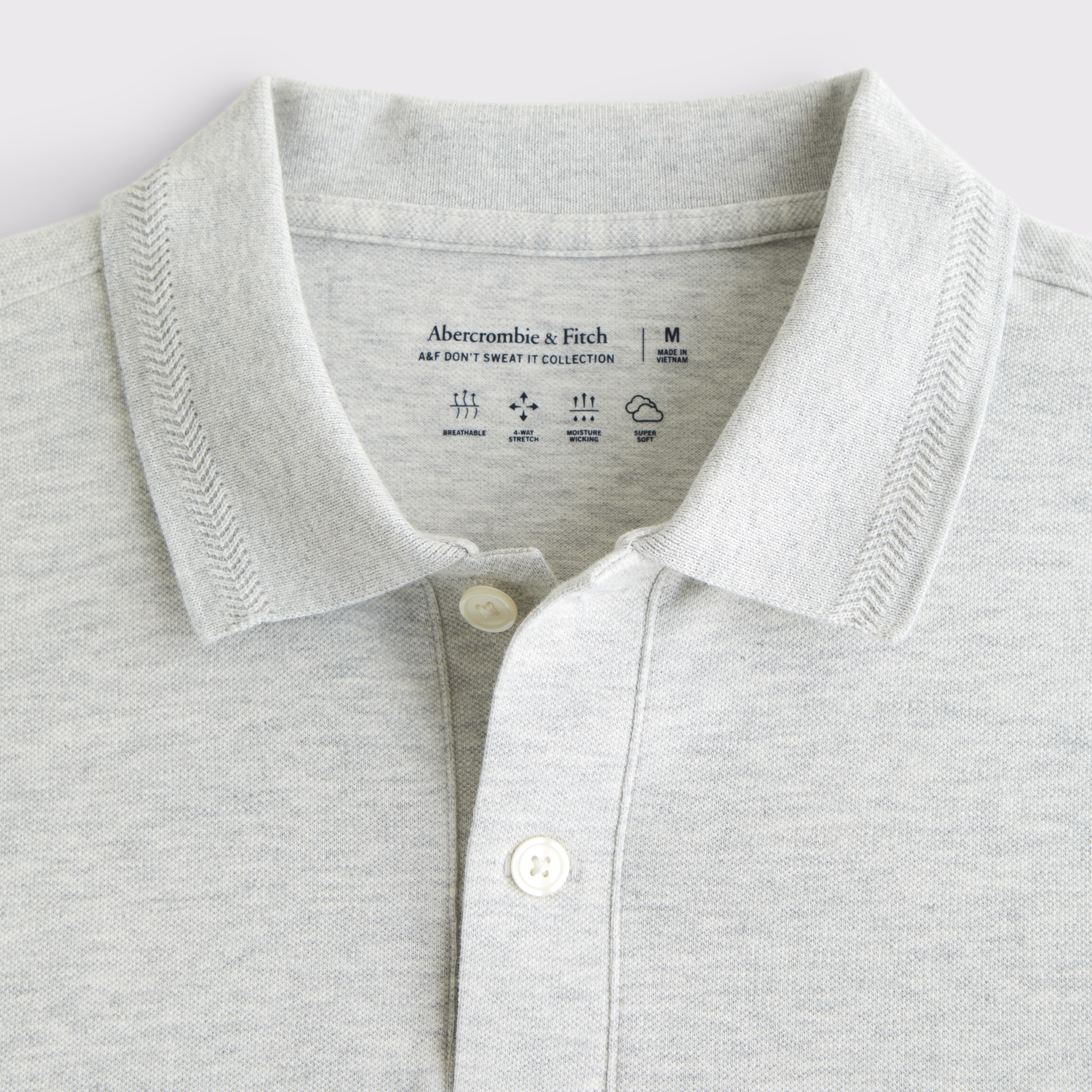 Men's Textured Icon Don't Sweat It Polo | Men's Tops