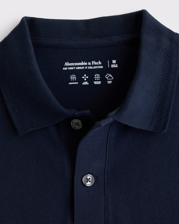 Textured Icon Don't Sweat It Polo