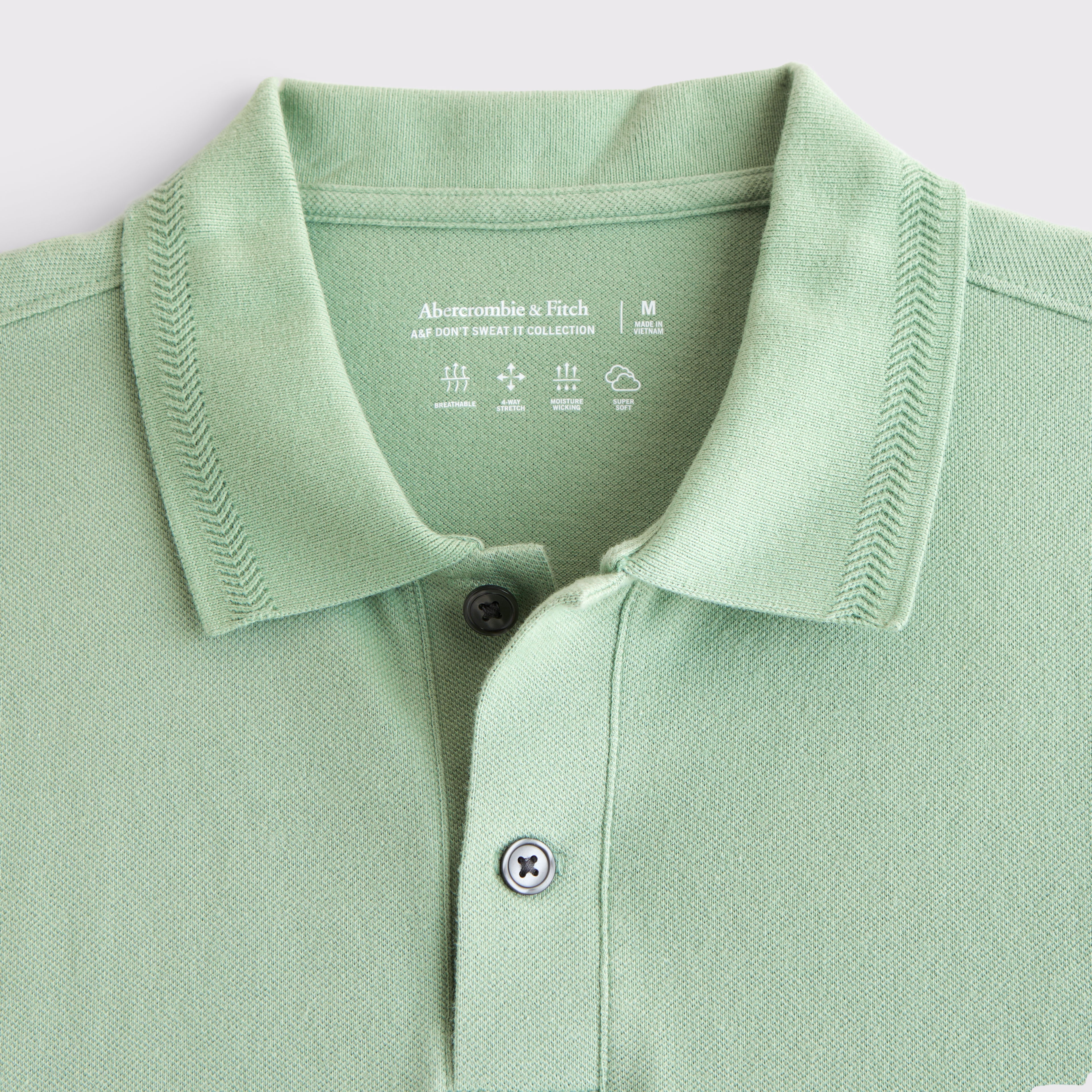 Men's Textured Icon Don't Sweat It Polo | Men's Tops