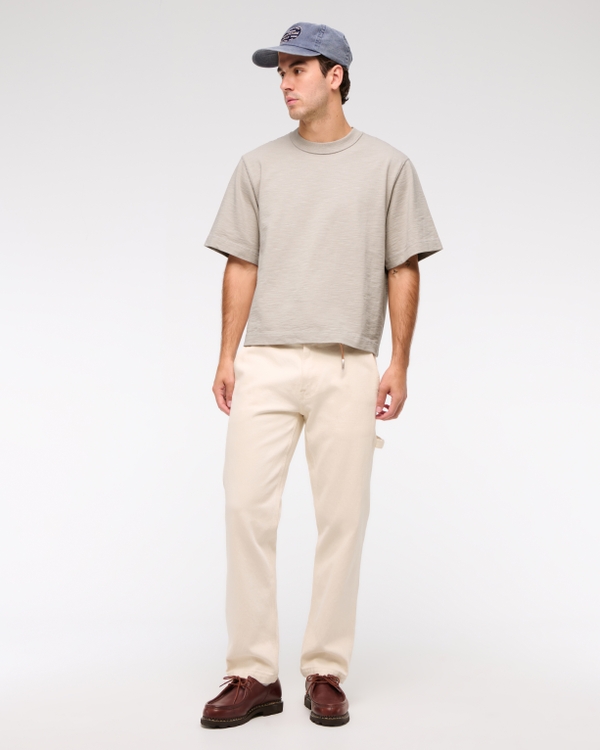 Premium Heavyweight Slub Cropped Tee