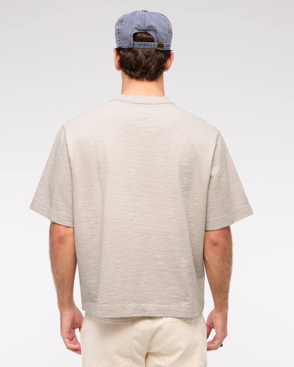 Premium Heavyweight Slub Cropped Tee
