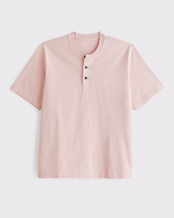 Abercrombie & Fitch シグネチャーアイコン ヘンリーTシャツ 5枚 メンズ ヘンリーTシャツ | Abercrombie & Fitch