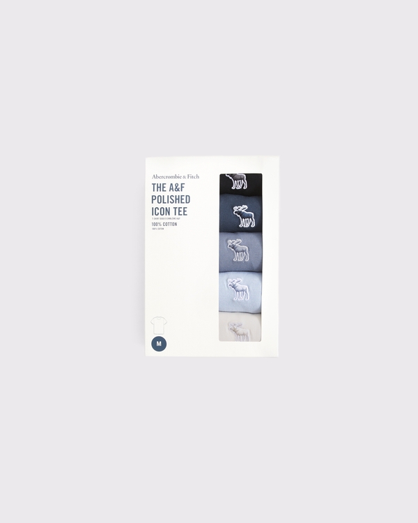 5-Pack Slim Polished Icon Tees