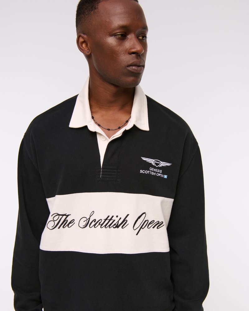 PGA Scottish Open Cropped Rugby Polo