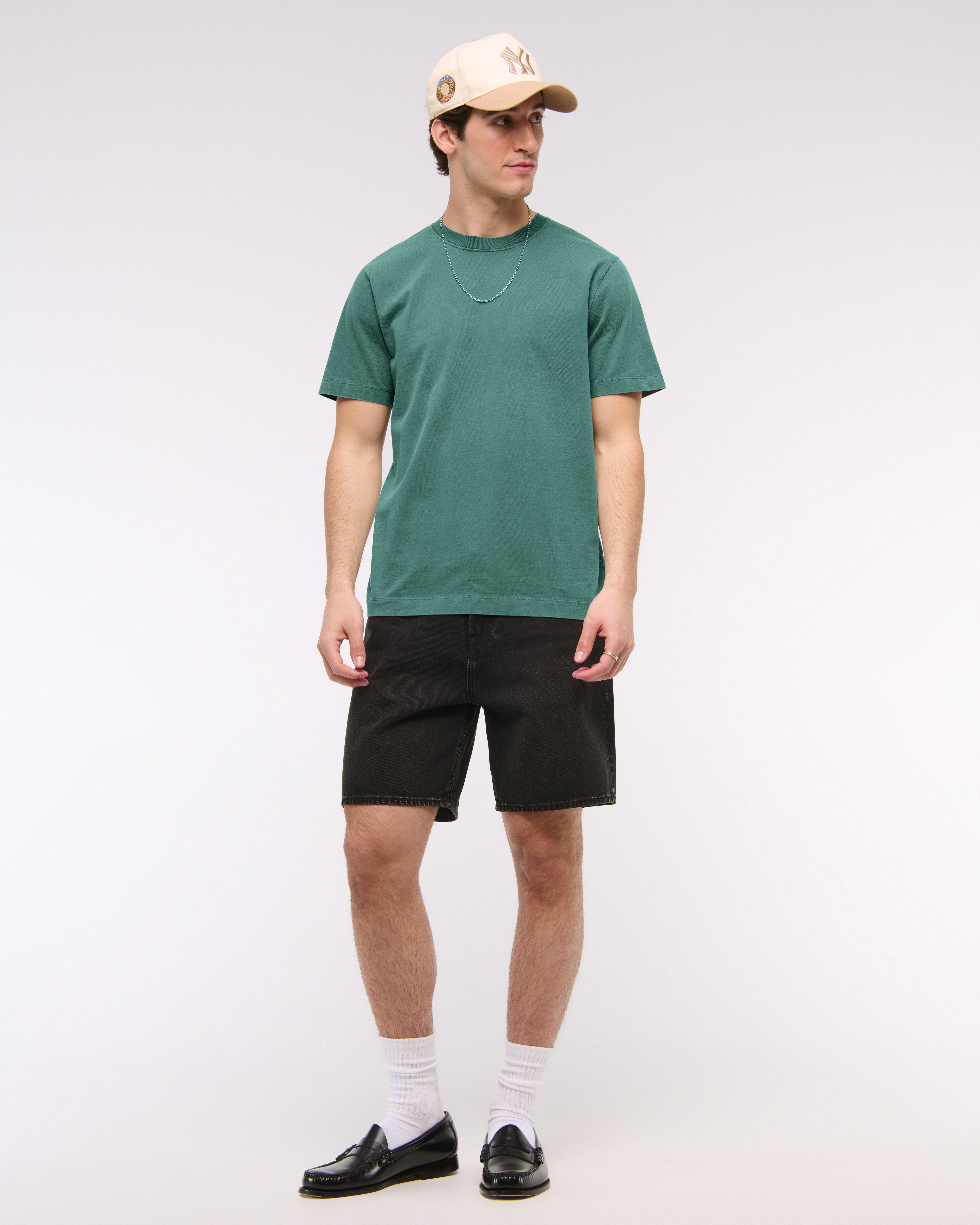Abercrombie & Fitch Classic Polished Tee In Green
