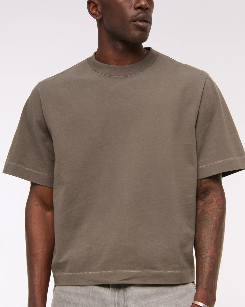 Premium Heavyweight Cropped Tee