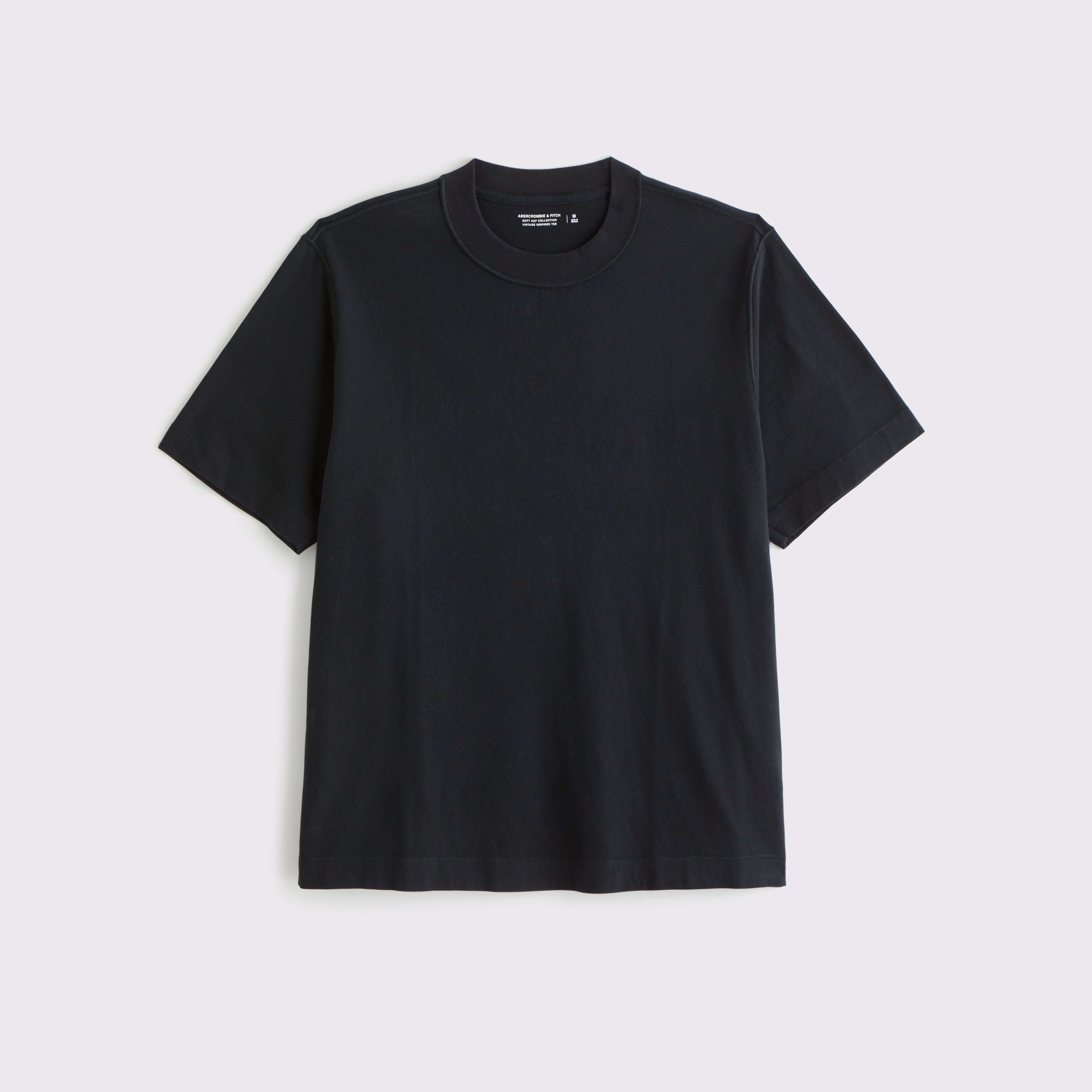 Abercrombie & Fitch Vintage-inspired Tee In Black