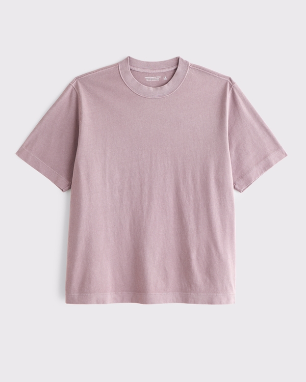 Vintage-Inspired Tee, Mauve view 1