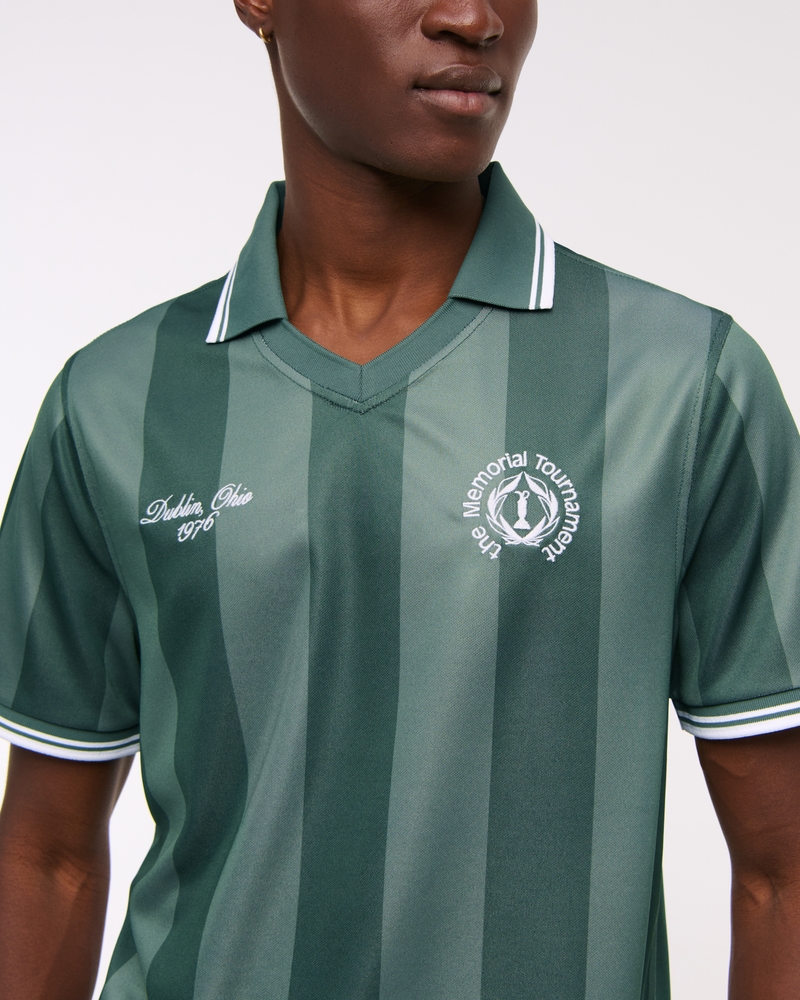 Memorial Soccer Jersey-Inspired Polo