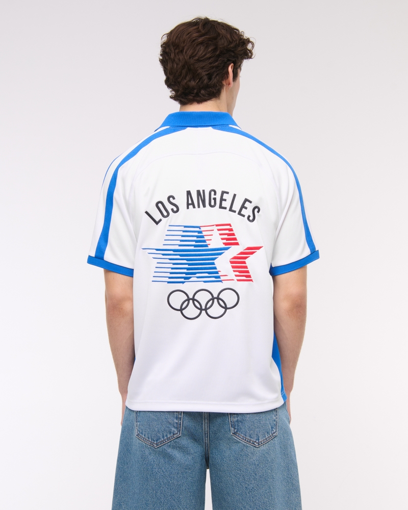 Soccer Jersey-Inspired Polo