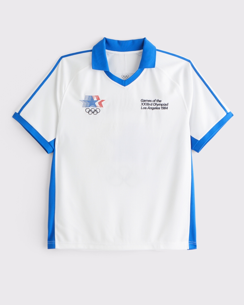 Soccer Jersey-Inspired Polo