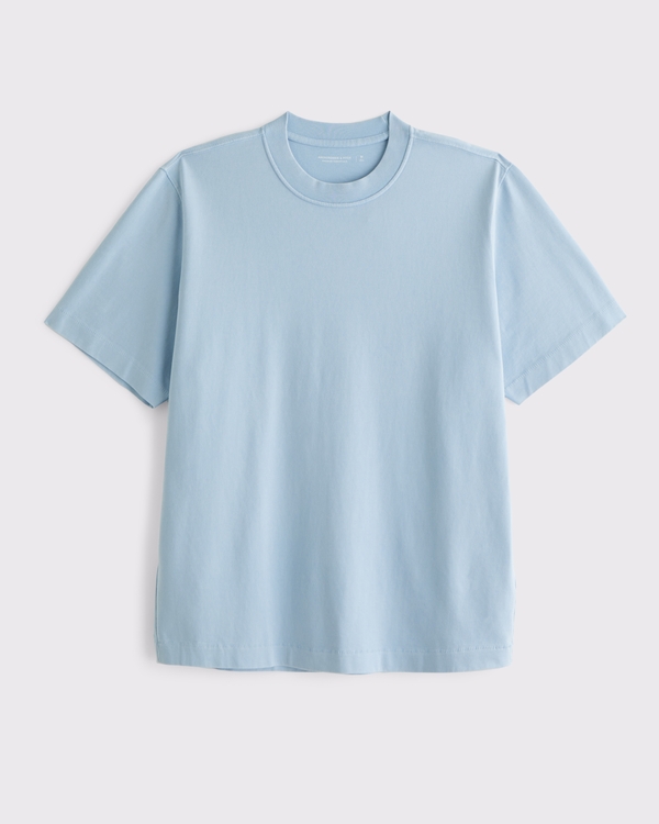 Premium Heavyweight 2.0 Tee, Light Blue Wash view 1