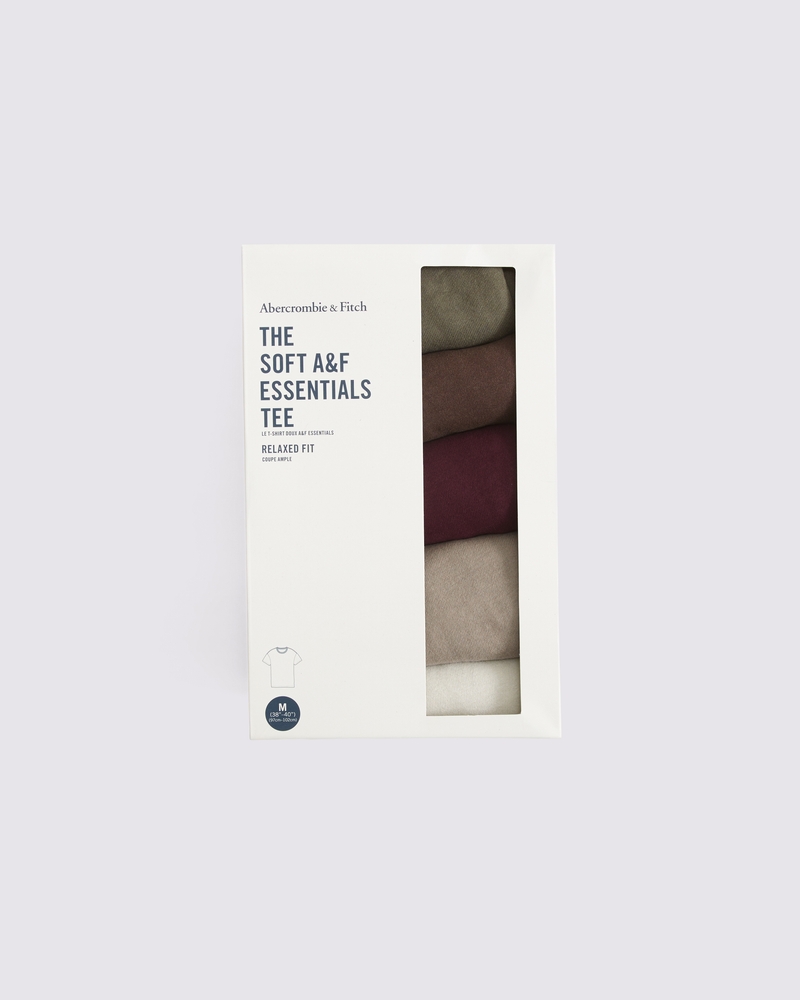 5-Pack Relaxed Essential Tees