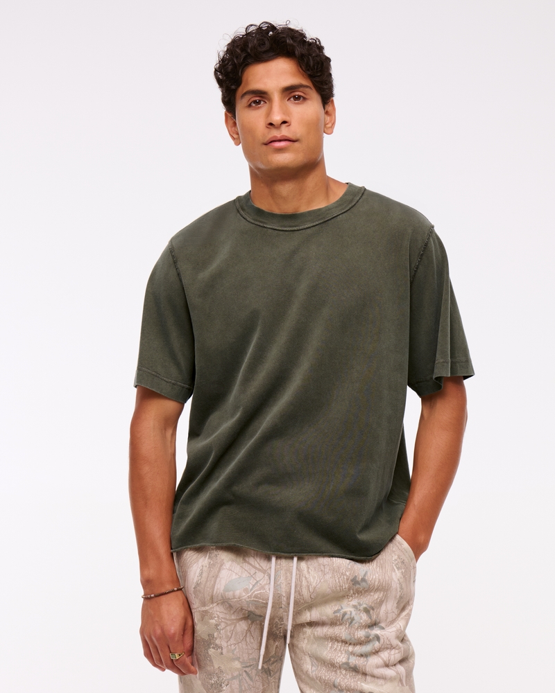 Premium Heavyweight Slub Cropped Tee