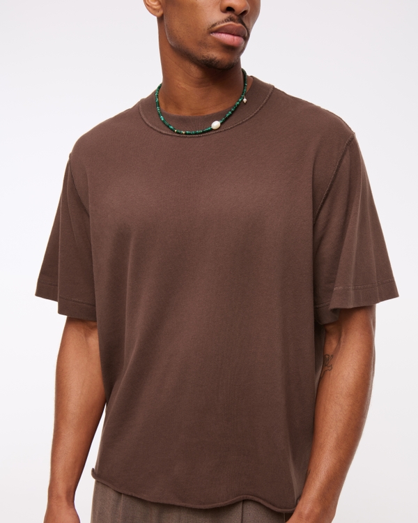 Men's Vintage-Inspired Cropped Tee | Men's Clearance | Abercrombie.com
