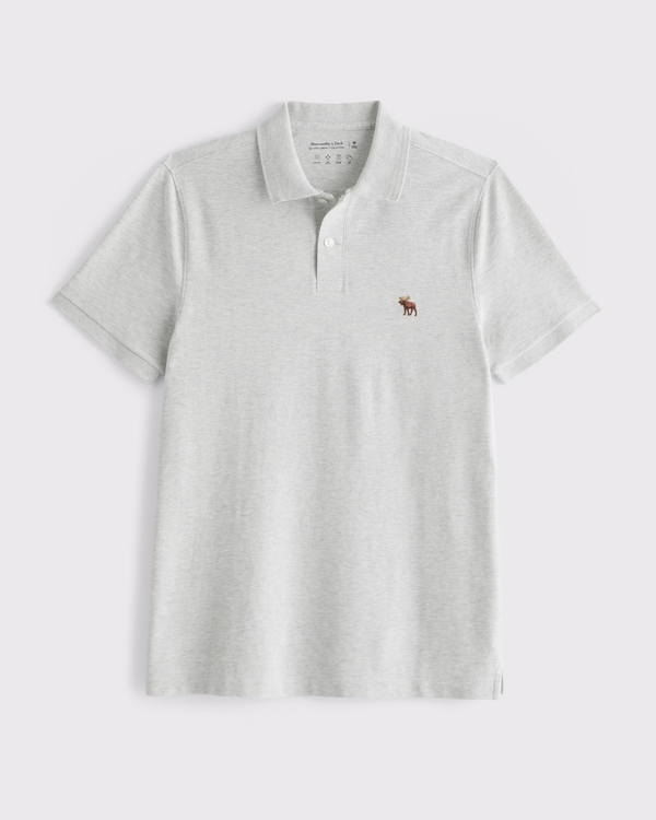 Signature Icon Don't Sweat It Polo, Light Heather Gray view 1