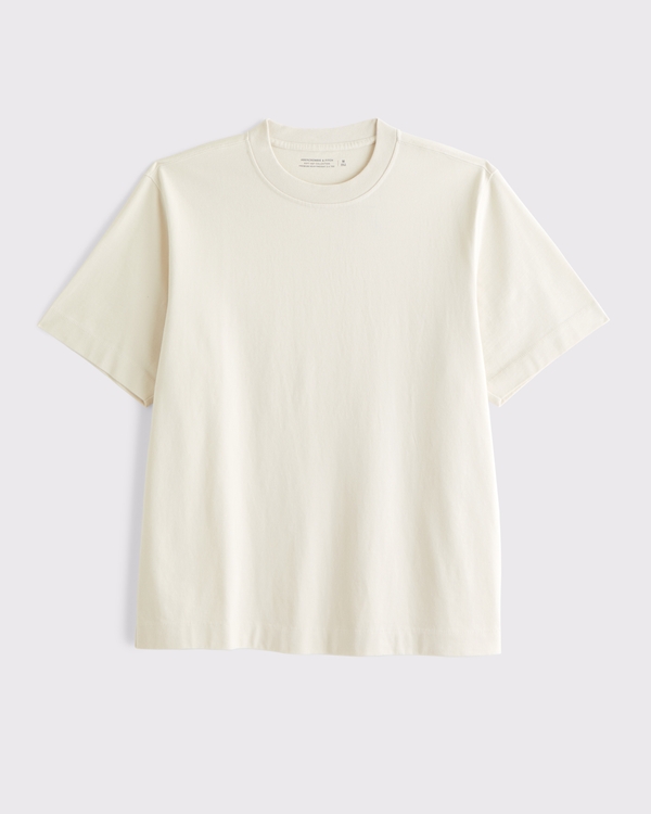 Premium Heavyweight 2.0 Tee, Warm Beige view 1