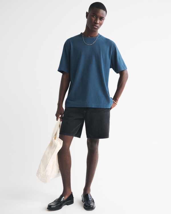 Premium Heavyweight 2.0 Tee, Dusty Teal view 2