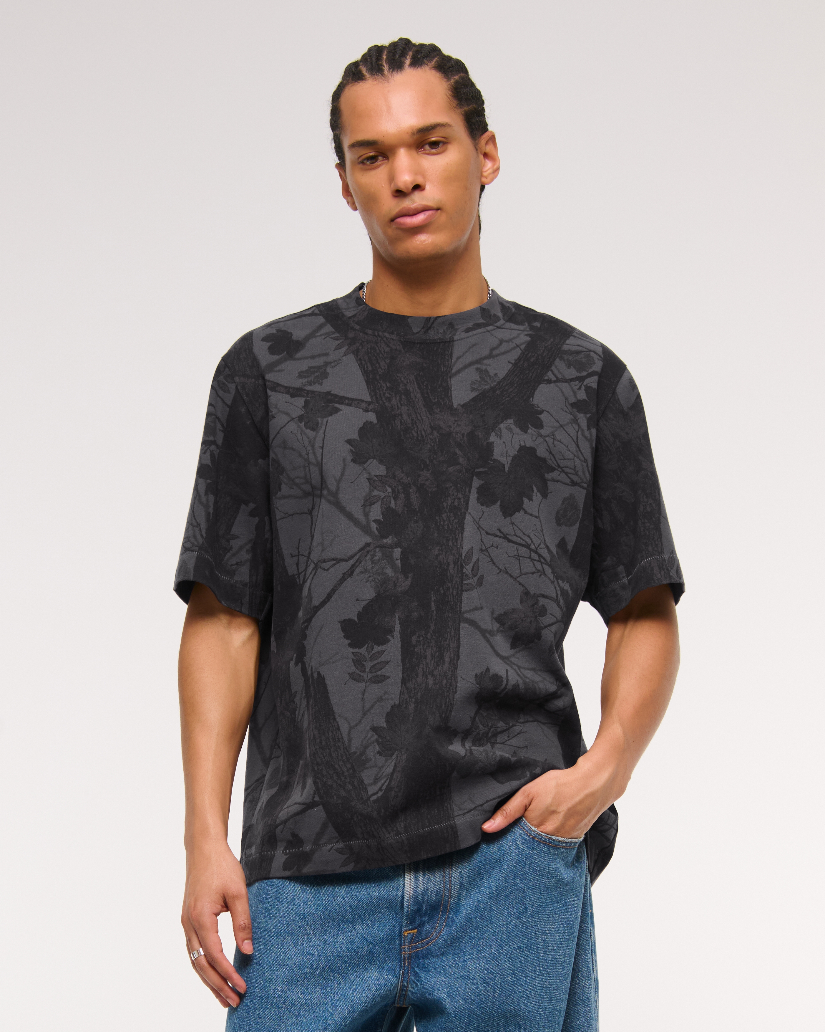 Abercrombie & Fitch Premium Heavyweight 2.0 Tee In Black