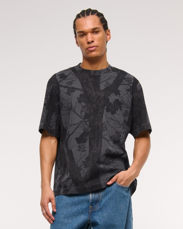 Premium Heavyweight 2.0 Tee, Dark Gray Camo view 1