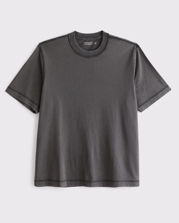Vintage-Inspired Tee, Dark Gray Wash view 1