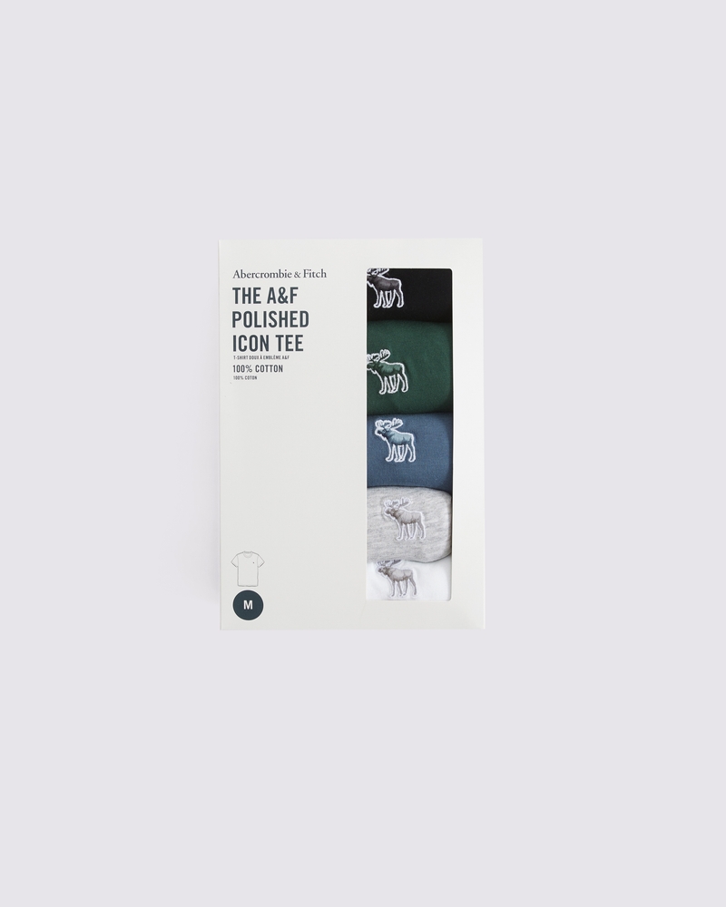 5-Pack Slim Polished Icon Tees